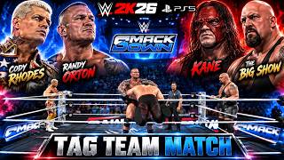 RANDY ORTON & CODY RHODES vs KANE & BIG SHOW 🔥 Tag Team Match | WWE 2K26 FULL MATCH 