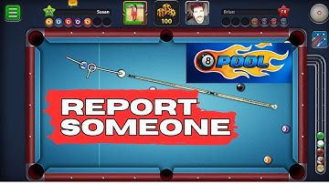 How to Report Someone in 8 Ball Pool 2024?