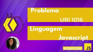 Beecrowd 1016 - Distância | Resolução com JavaScript