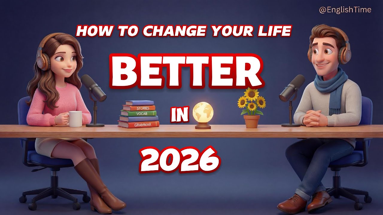 How to change your life better in 2026 ｜ English podcast for intermediate learners (B1-B2)