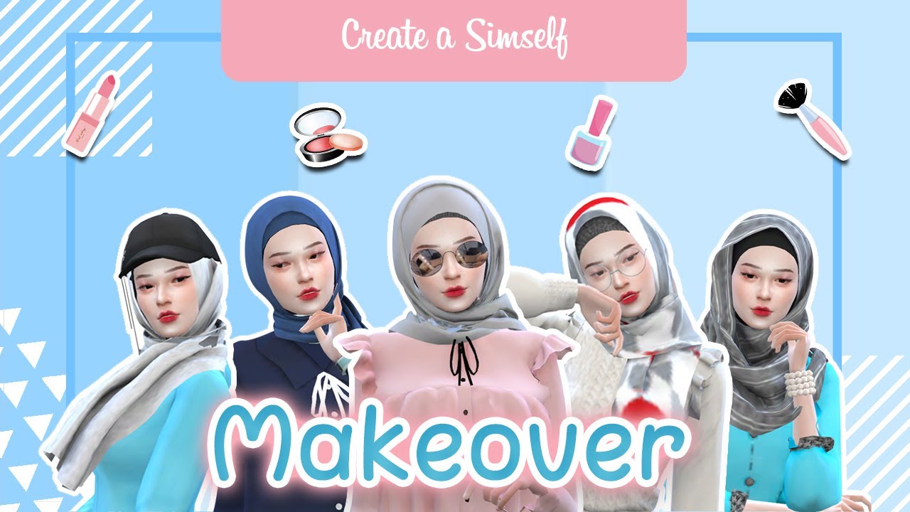 THE SIMS 4 INDONESIA : 💄 Create a sims + Makeover 💄