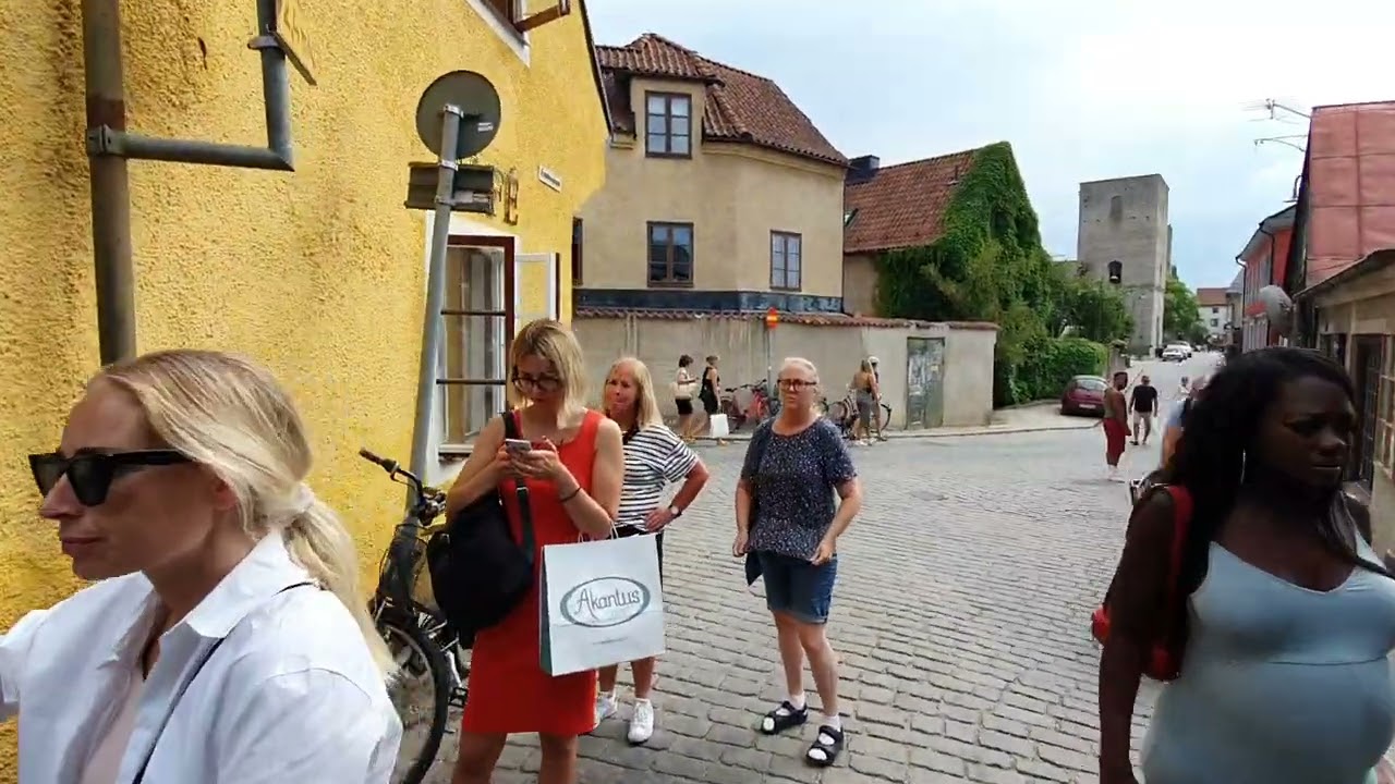 En promenad genom Visby centrum