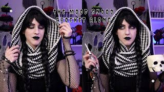 THE MOOD SNOOD CROCHET ALONG: WEDNESDAY ADDAMS INSPIRED
