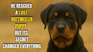 He Rescued a Lost Rottweiler Puppy. But Its Secret Changed Everything. #rottweiler