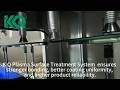 Plasma rotary nozzles are used for surface treatment of glass#plasmatreatment #manufacturing