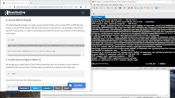 install odoo 12 on centos 7