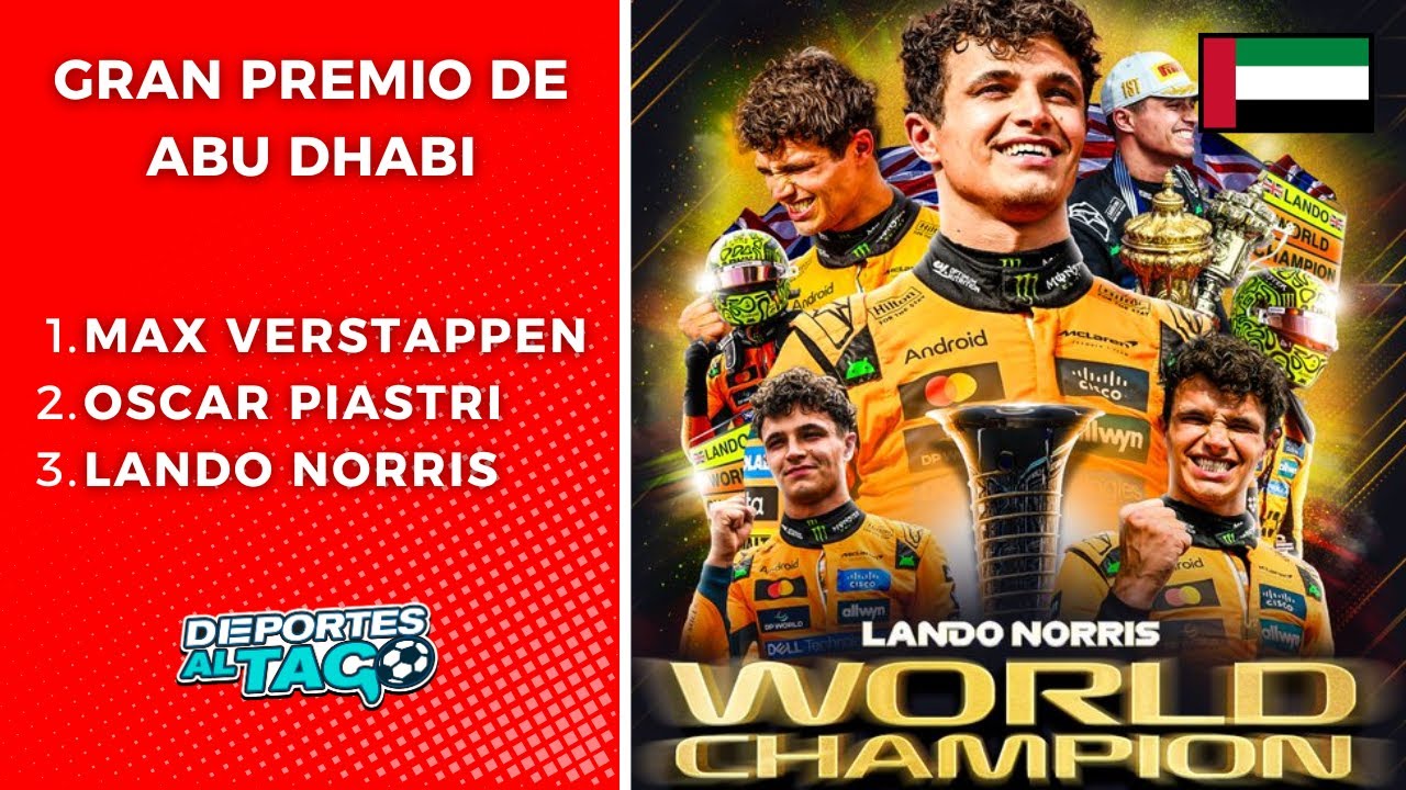 🏆🏎️ LANDO NORRIS corta con la HEGEMONÍA de Max VERSTAPPEN y es el NUEVO CAMPEÓN de la F1 🔥