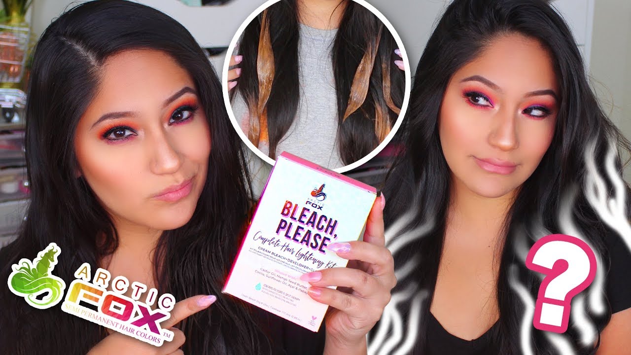 Does ARCTIC FOX BLEACH PLEASE Work On Dark Hair?!