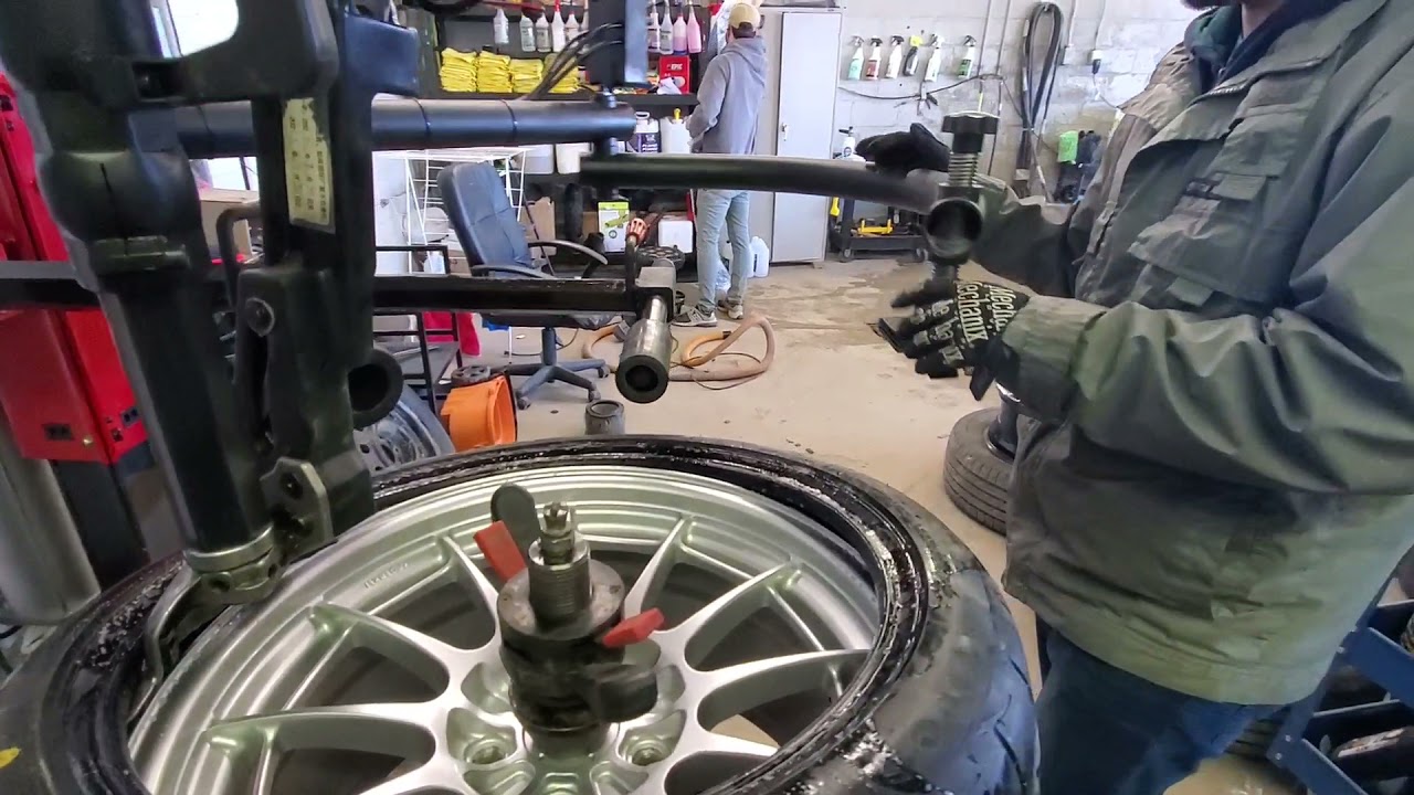 265/35R18 Low Profile Tire Install.