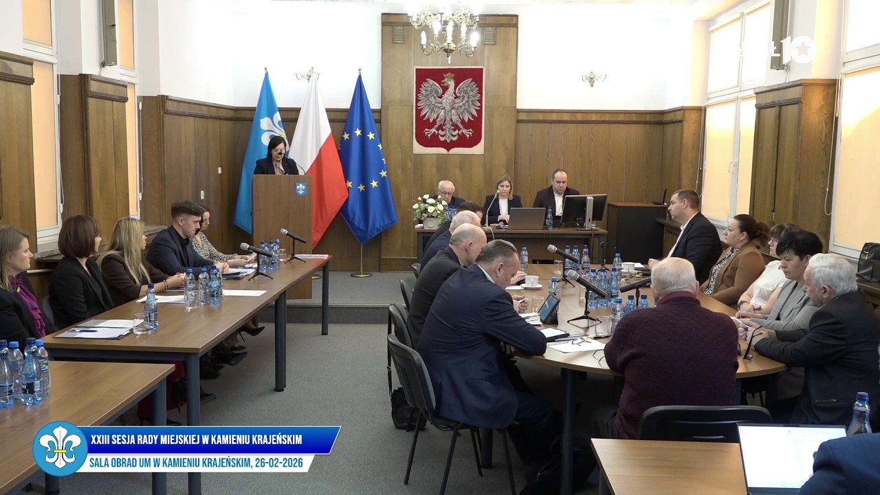 XXIII sesja Rady Miejskiej w Kamieniu Krajeńskim, 26-02-2026