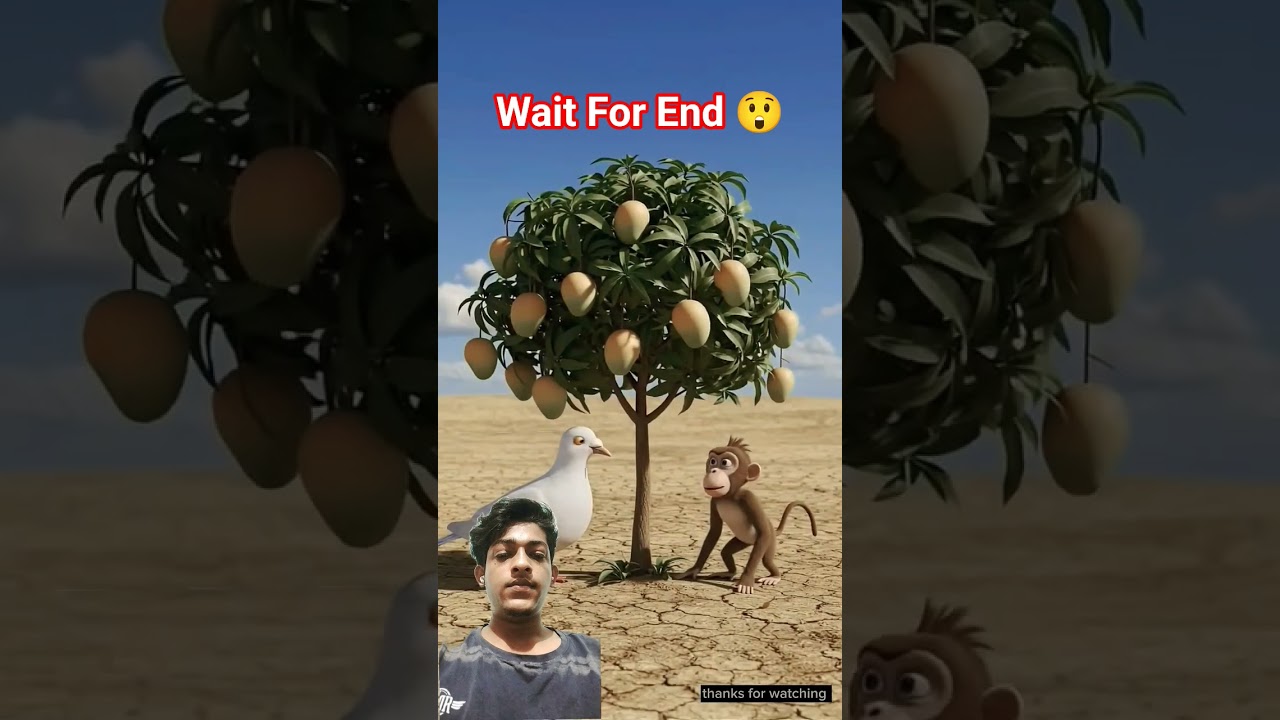 Pigeons and Monkeys Grew a Mango Tree in the Middle of the Desert 🌴🐦🐒