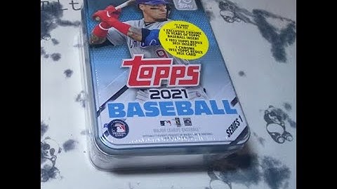 2021 Topps Series 1 Baseball Tin
