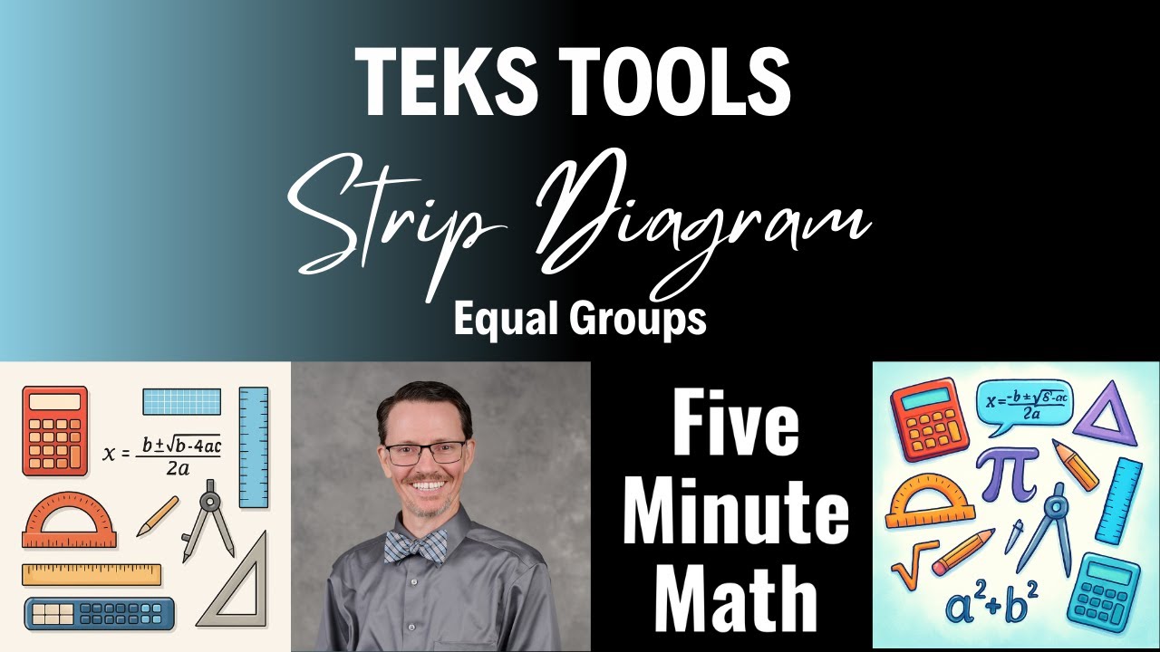 Strip Diagram: Equal Groups [TEKS Tools Grade 3]
