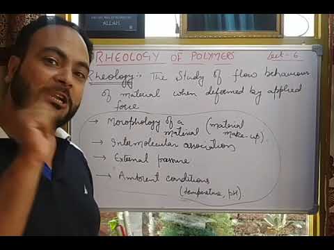 Rheology of polymers (lecture 7, part 01), shear viscosity