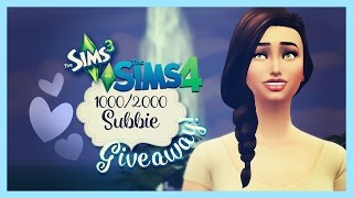 10002000 Subbies Giveaway Closed