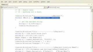 C# From A to Z - Lesson 41:  Regular Expressions...Part2