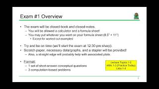 CE 321 Lecture 07:  Exam 1 Review (2025.09.09)