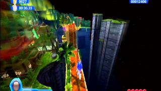Sonic Colors (Wii): Tropical Resort 1 Sonic Time Attack 55.86
