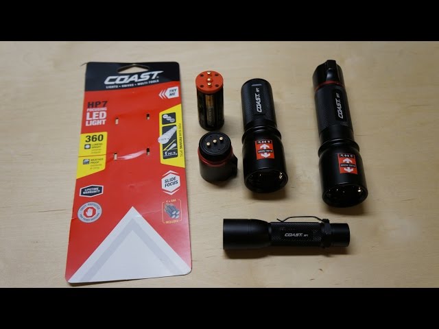 Coast Lampe de poche HP7 à DEL avec focalisation