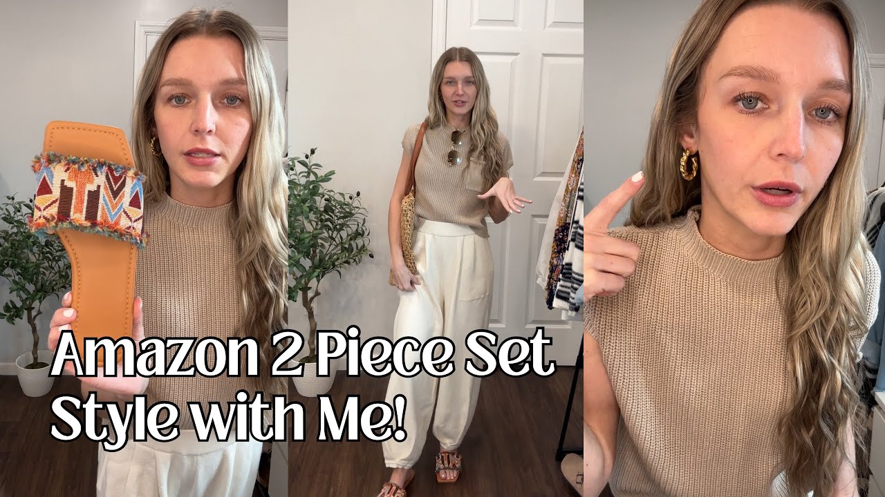 Grwm viral amazon two piece set youtube