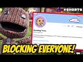 Maker of Ripoff Sackboy NFT's BLOCKS EVERYONE! | #shorts