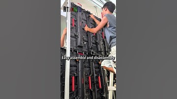 TOP1 P3.91-RA outdoor LED display installation and disassembly details #leddisplay #ledscreen