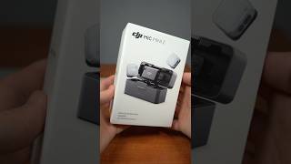 Estos son los nuevos dji mic mini 2, mis nuevos microfonos para mis trabajos de filmmaker