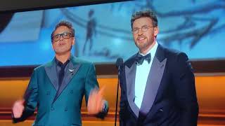 Robert Downey Jr. & Chris Evans present Best Original Screenplay - Oscars 2026