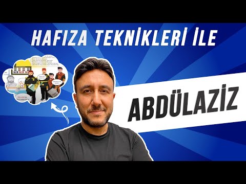 Abdülaziz | Mehmet Eğit | HafızaTeknikleriyleKPSS