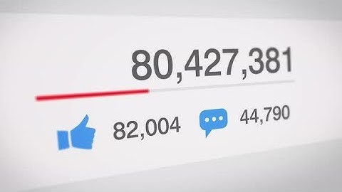 Social Media View Counter | Videohive Project Templates