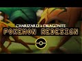 Redesigning Charizard + Dragonite  [Speedpaint]