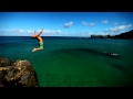 Waimea cliff jump