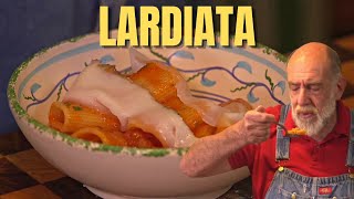 RIGATONI LARDIATI con sugo di pomodoro e LARDO in varie consistenze- Le ricette di Giorgione