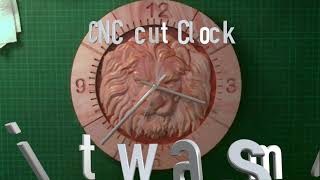 cnc carving wood lion clock face how i made it screenshot 2