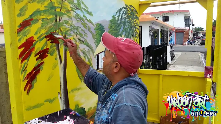 Murales villa tapia con Rudy Brito
