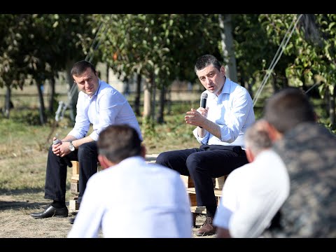 გიორგი გახარია შიდა ქართლში მეწარმეებს შეხვდა