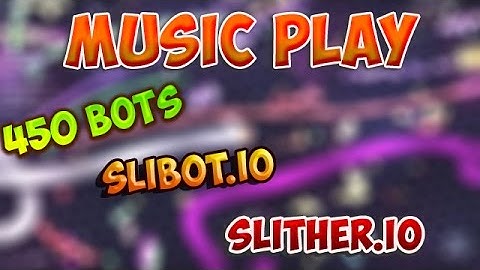 SLITHER.IO//GAMEPLAY WITH 450 BOTS//SLIBOT.IO