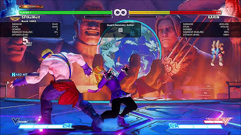 SFV - Alex 731-738 damage dizzy combo