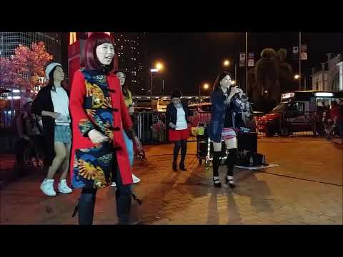 旺角羅文歌舞團  中環碼頭   Pauline   擁抱你離去  2019.2.7年初三