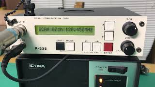 アジア通信工業 エアバンド受信機 R-535 アジア通信工業 エアバンド受信機 R-535