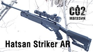 Hatsan Striker AR, обзор, краш-тест, стрельба по мишени, стрельба через "хрон".