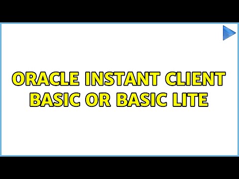 Oracle Instant Client