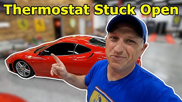 Thermostaat vervangen op een Ferrari F430 - DTC-code P0128
