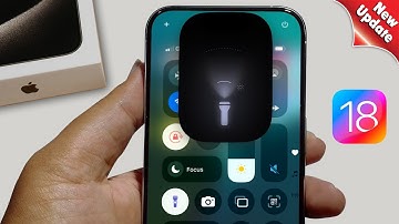 How To Use New Torch Flashlight Animation on iOS 18 [New Feature]