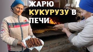 I make corn flour and prepare an ancient Chechen dish from it
