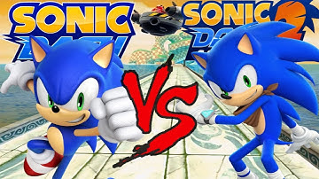 Sonic Dash vs Sonic Dash 2 Sonic Boom - Gameplay Walkthrough (Android,iOS)