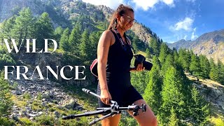 Camping in France, Walking in the French National Park, French Alps, Mercantour, French Countryside
