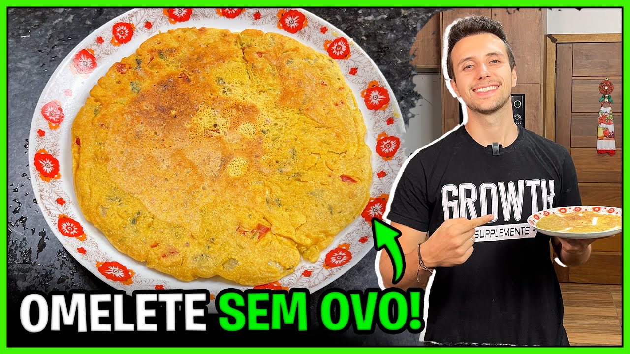 Melhor que ovo! Esse OMELETE de GRÃO-DE-BICO é rico em proteínas, barato e fácil de fazer!