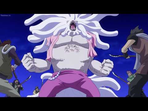Pekoms Transformation SULONG Protect Luffy From Bigmom Pirates One Piece 872