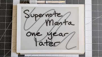 Supernote Manta - Ik heb gemengde gevoelens (recensie van één jaar)